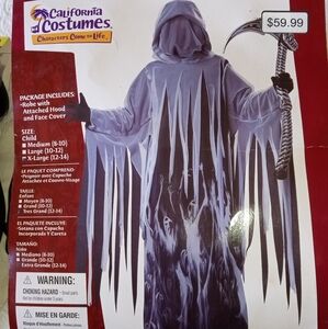 Soul Taker California Costumes Halloween adolescent 12-14 NEW OLD STOCK‎
